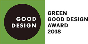 Good Design Logo. Green Good Design Award 2018