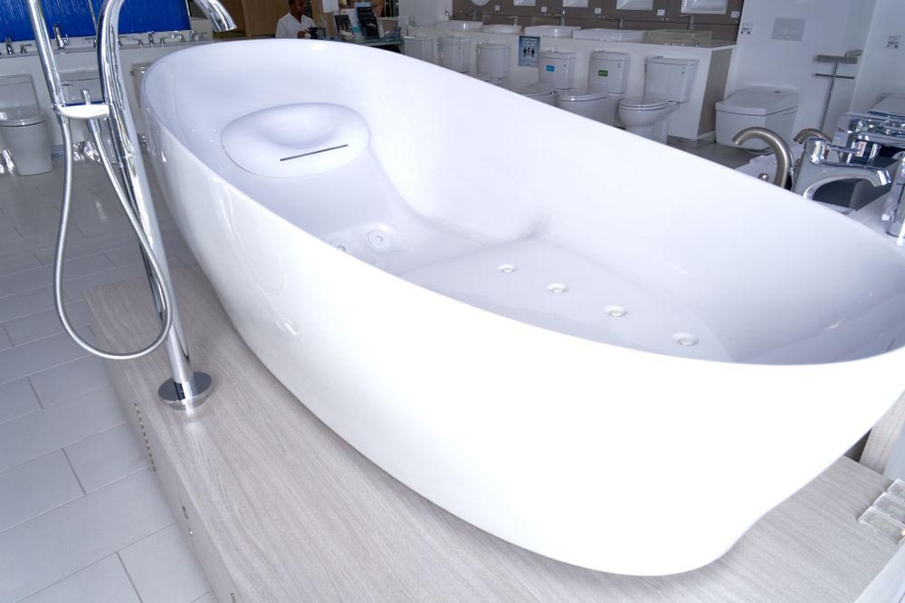 Flotation tub on display
